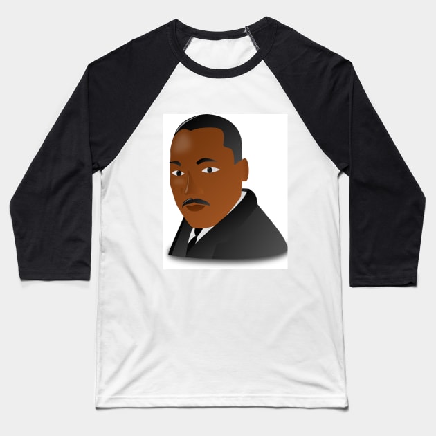 Martin luther king day Baseball T-Shirt by mtfStore